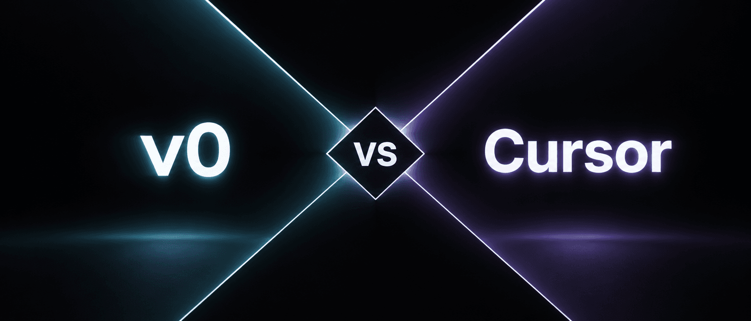 v0 vs Cursor: I’ve Used Both So You Don’t Have To!